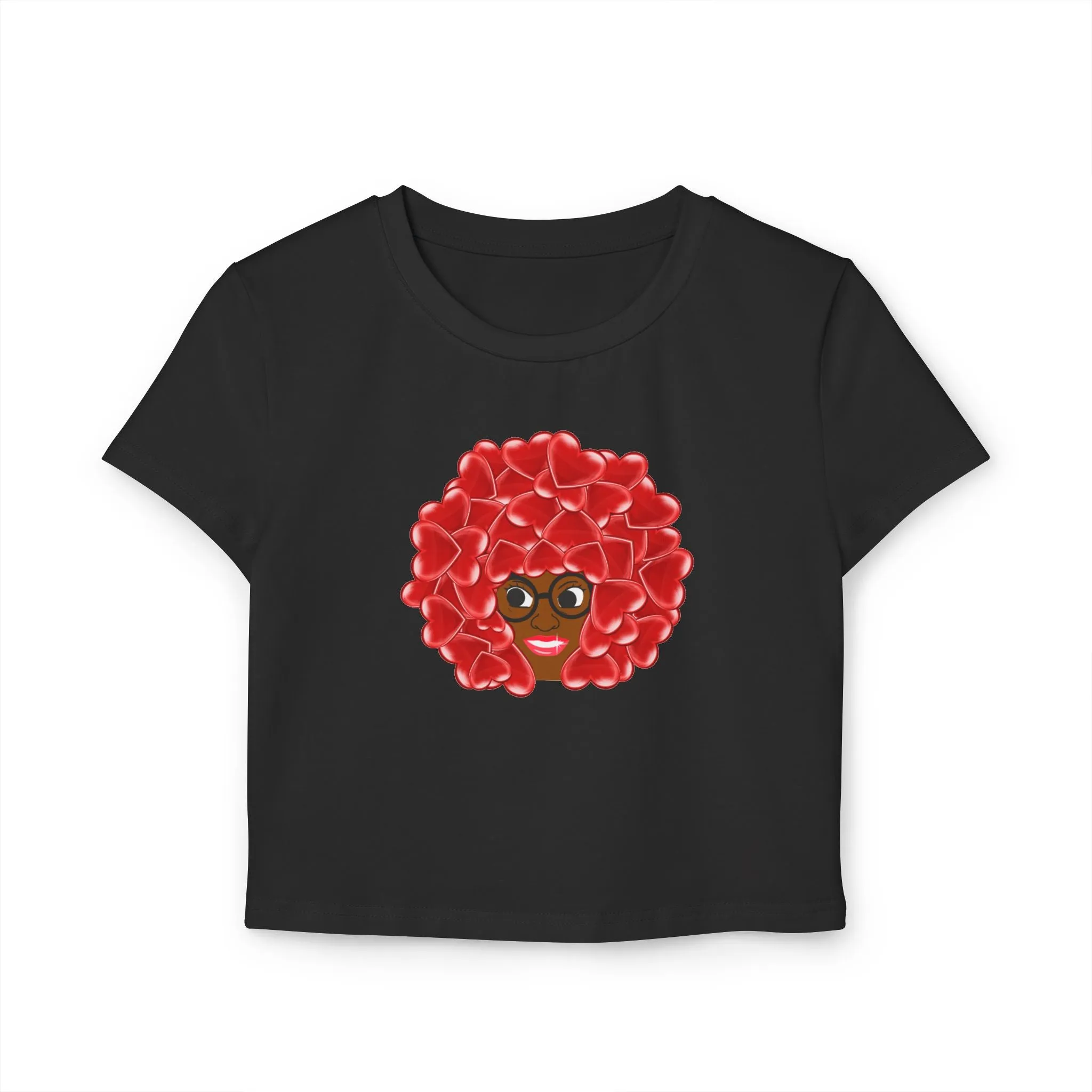Chocolate RedHead - Baby Tee Hearts