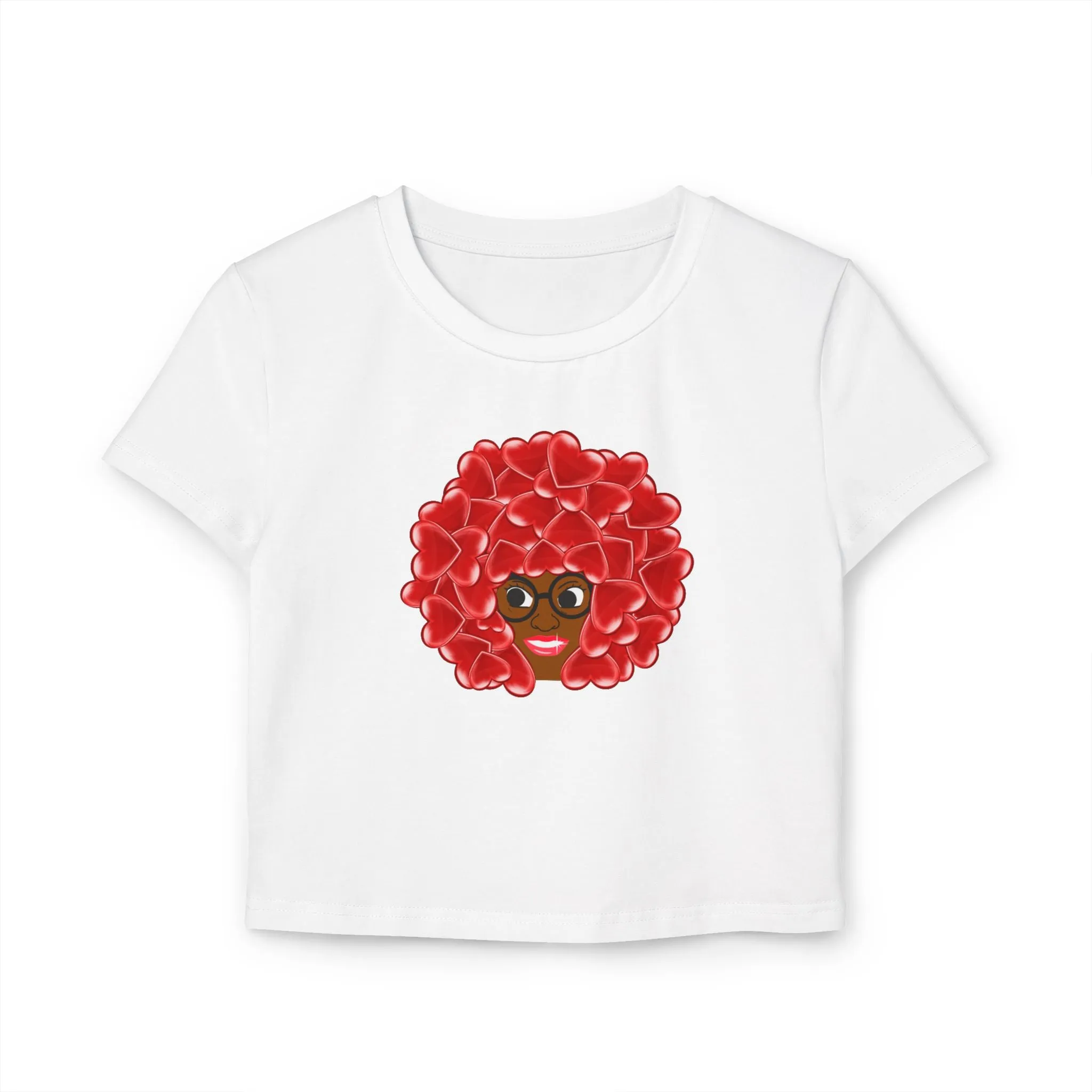 Chocolate RedHead - Baby Tee Hearts