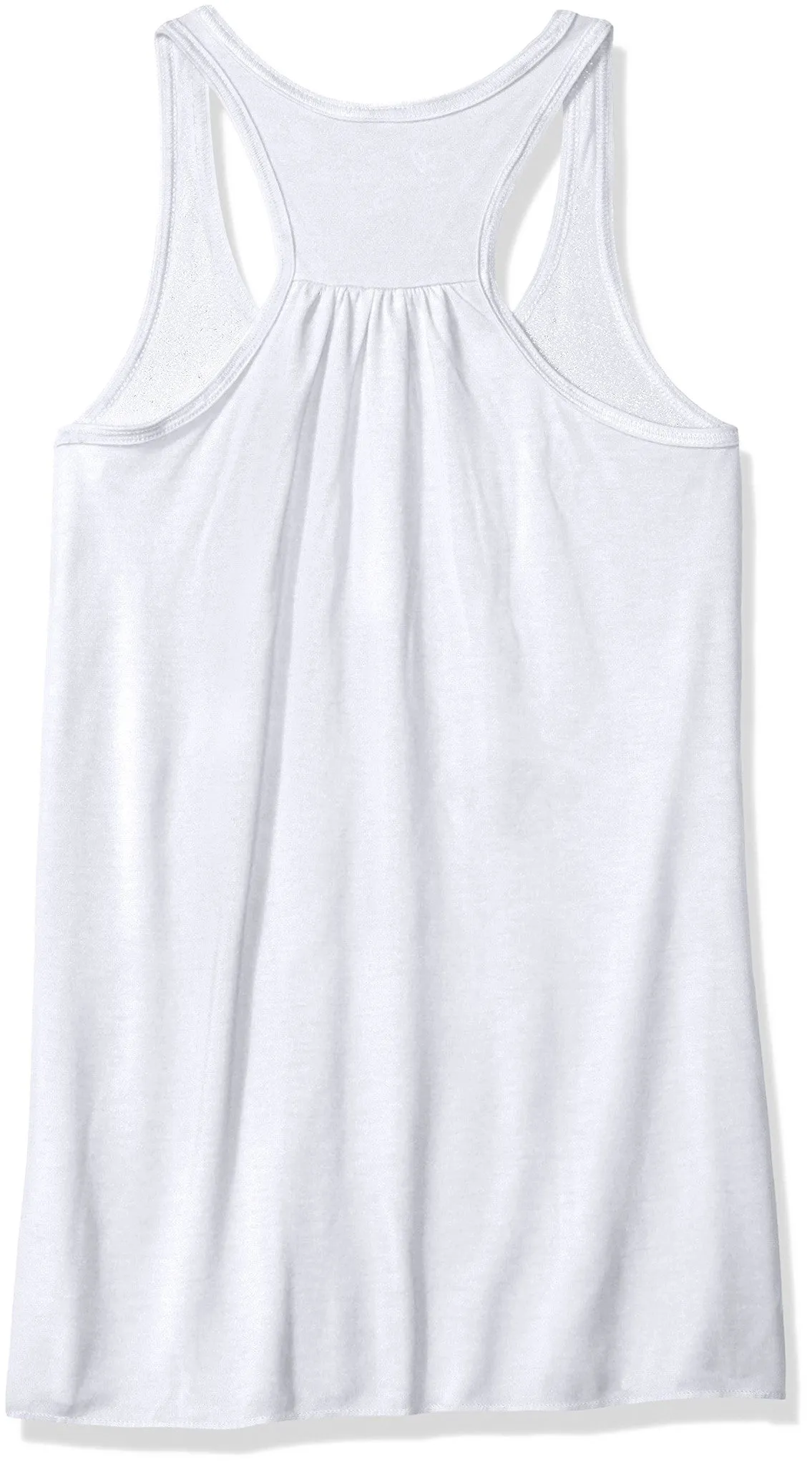 Clementine Women's Petite Plus Us Skull Printed Flowy Racerback Tank Top