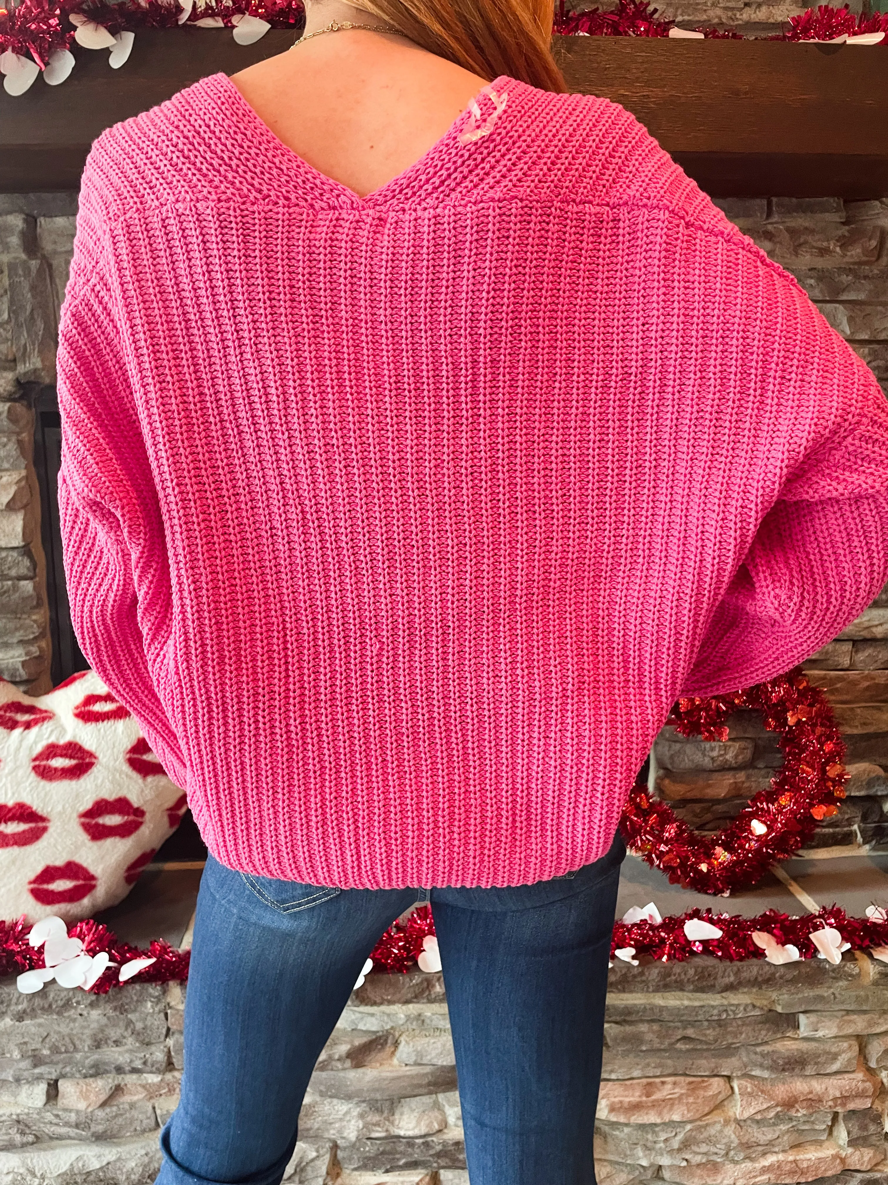 Coffee Run Sweater - Pink Restock