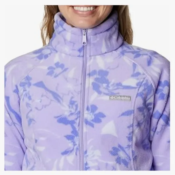 Columbia Women's Benton Springs Printed Full Zip. size 3X