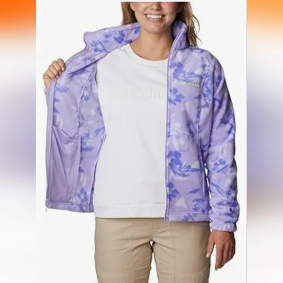 Columbia Women's Benton Springs Printed Full Zip. size 3X