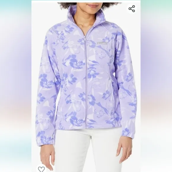 Columbia Women's Benton Springs Printed Full Zip. size 3X