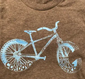 Cordova Alaska Bicycle Short Sleeve T-Shirt