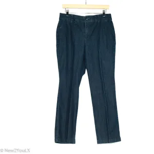 Cozy Denim Slacks (Christopher & Banks)