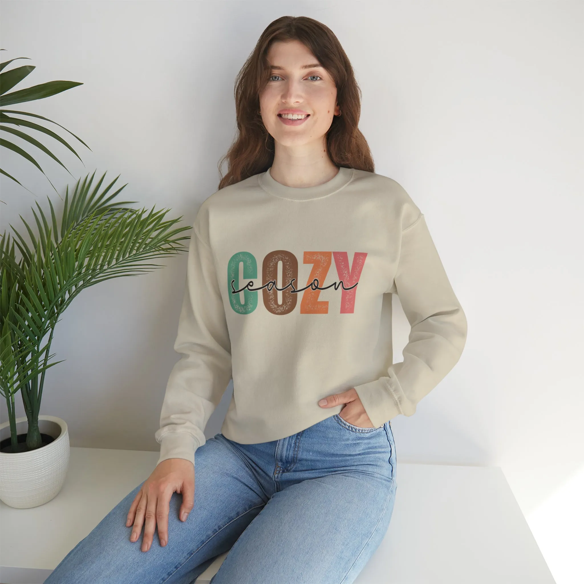COZY SEASON CREWNECK SWEATSHIRT