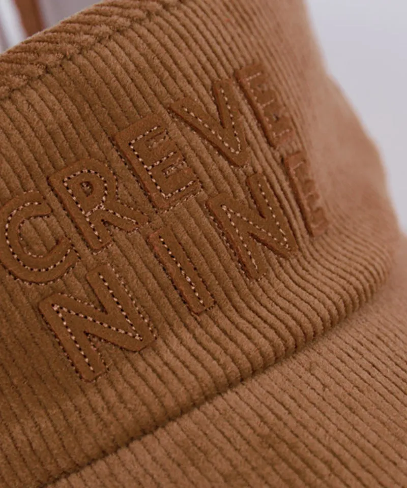 CREVE NINE: Oriental Corduroy Visor - Camel