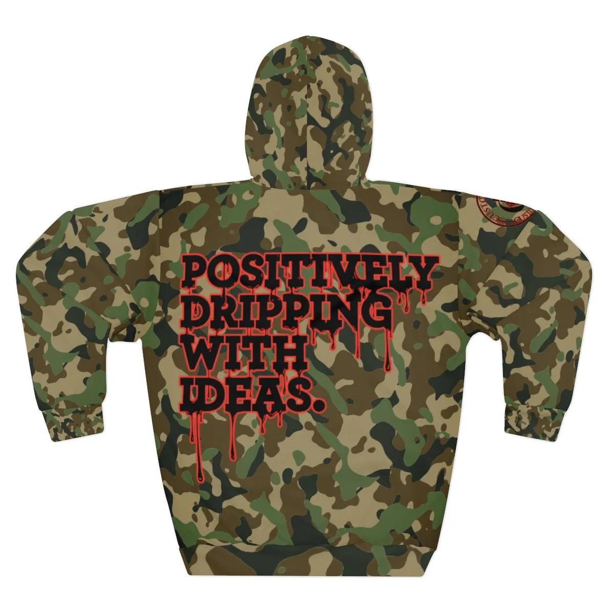 Custom Drip Camp Pullover Hoodie