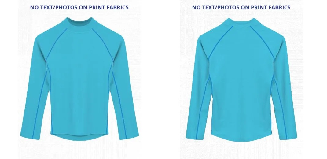 Custom Rash Guard (Kids, Women, Men) Long Sleeve