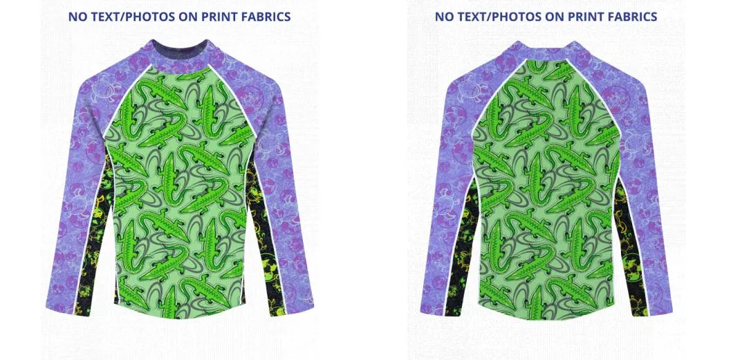 Custom Rash Guard (Kids, Women, Men) Long Sleeve