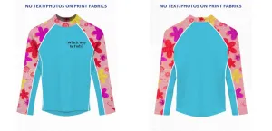 Custom Rash Guard (Kids, Women, Men) Long Sleeve