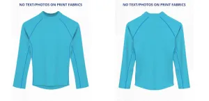 Custom Rash Guard (Kids, Women, Men) Long Sleeve