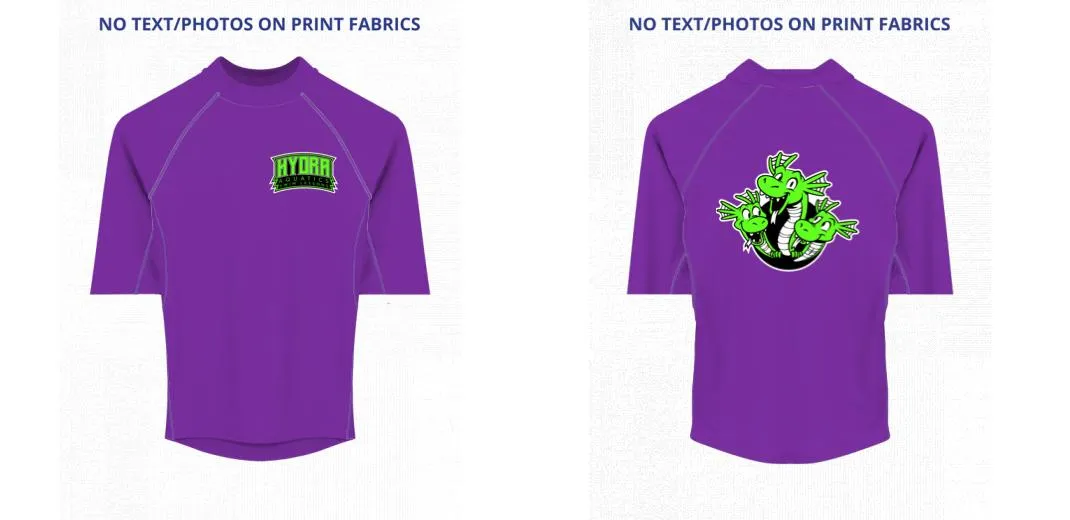 Custom Rash Guard (Kids, Women, Men) Short Sleeve