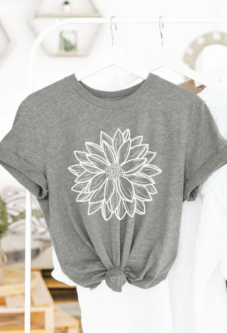 Dahlia Graphic Tee
