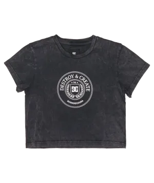 DC OP CREST CROP TEE