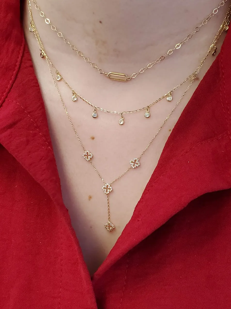 Dew Drop Dangle Necklace