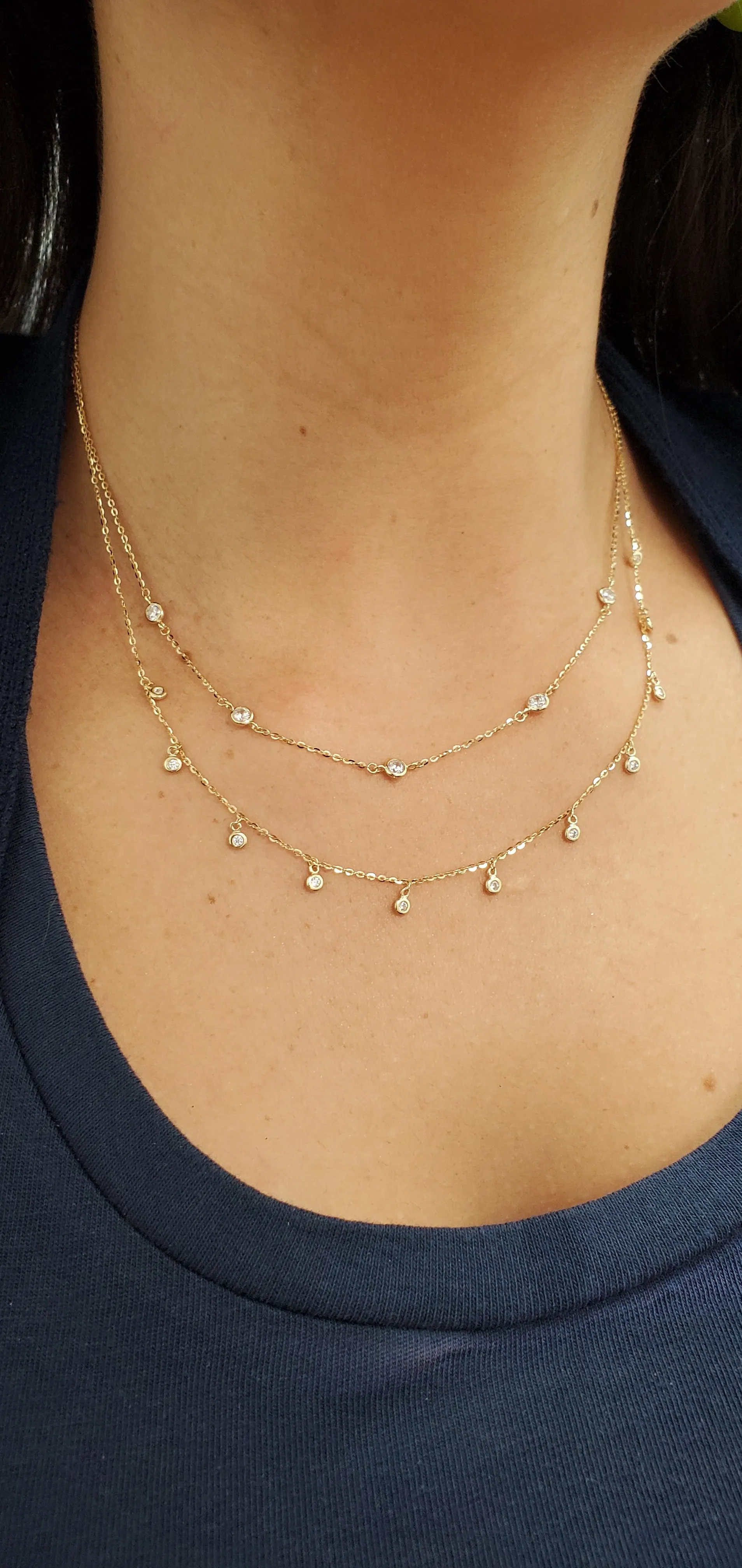 Dew Drop Dangle Necklace