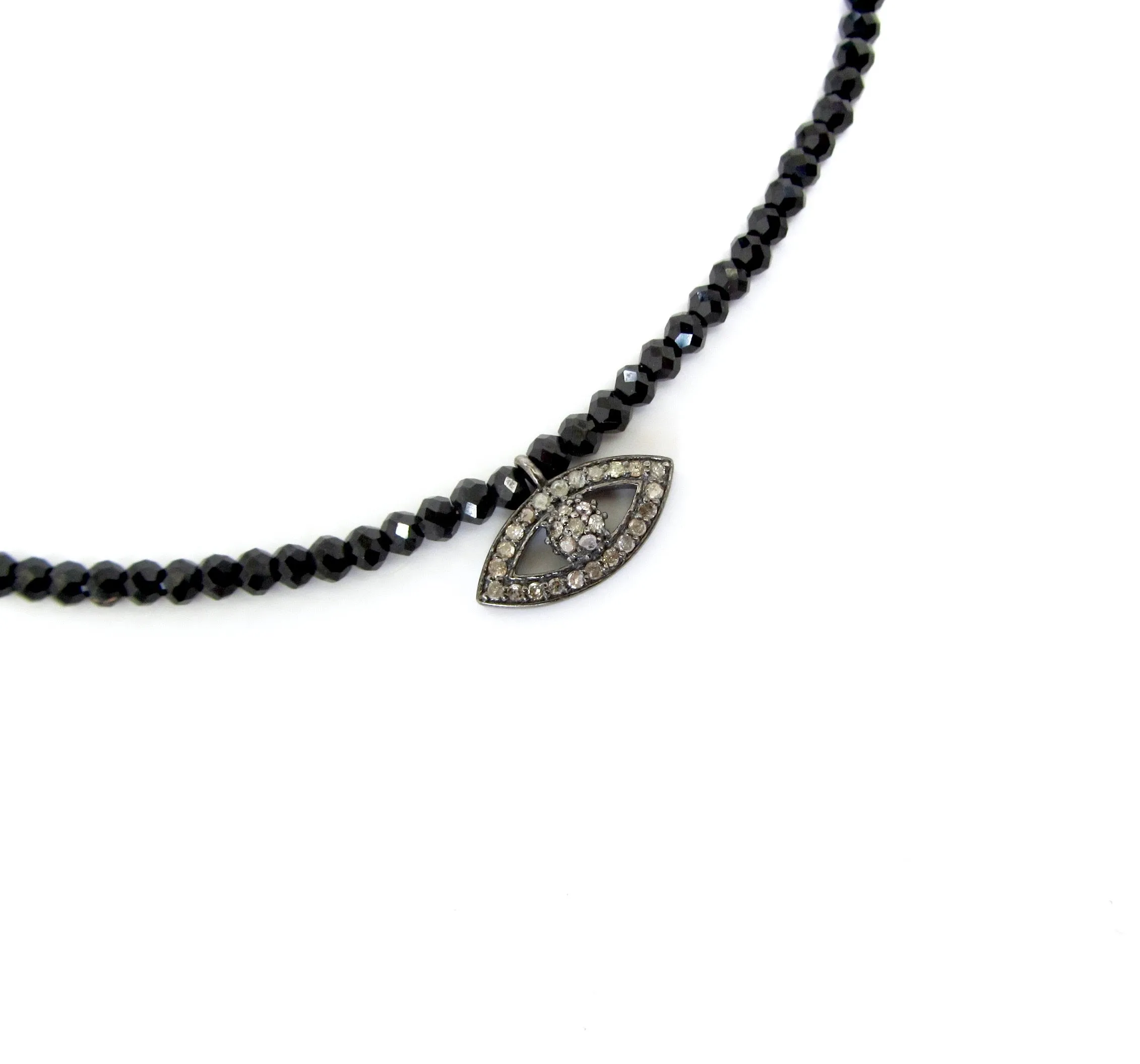 Diamond Evil Eye Necklace