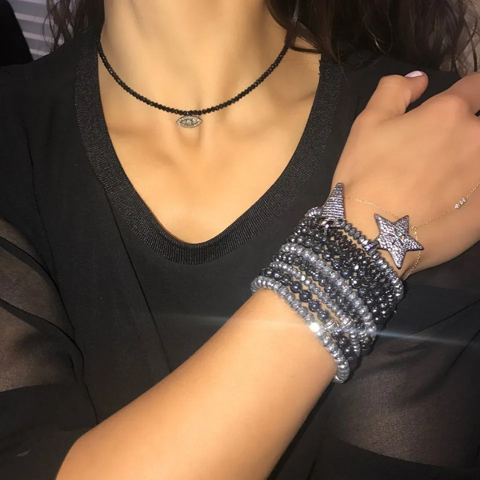Diamond Evil Eye Necklace