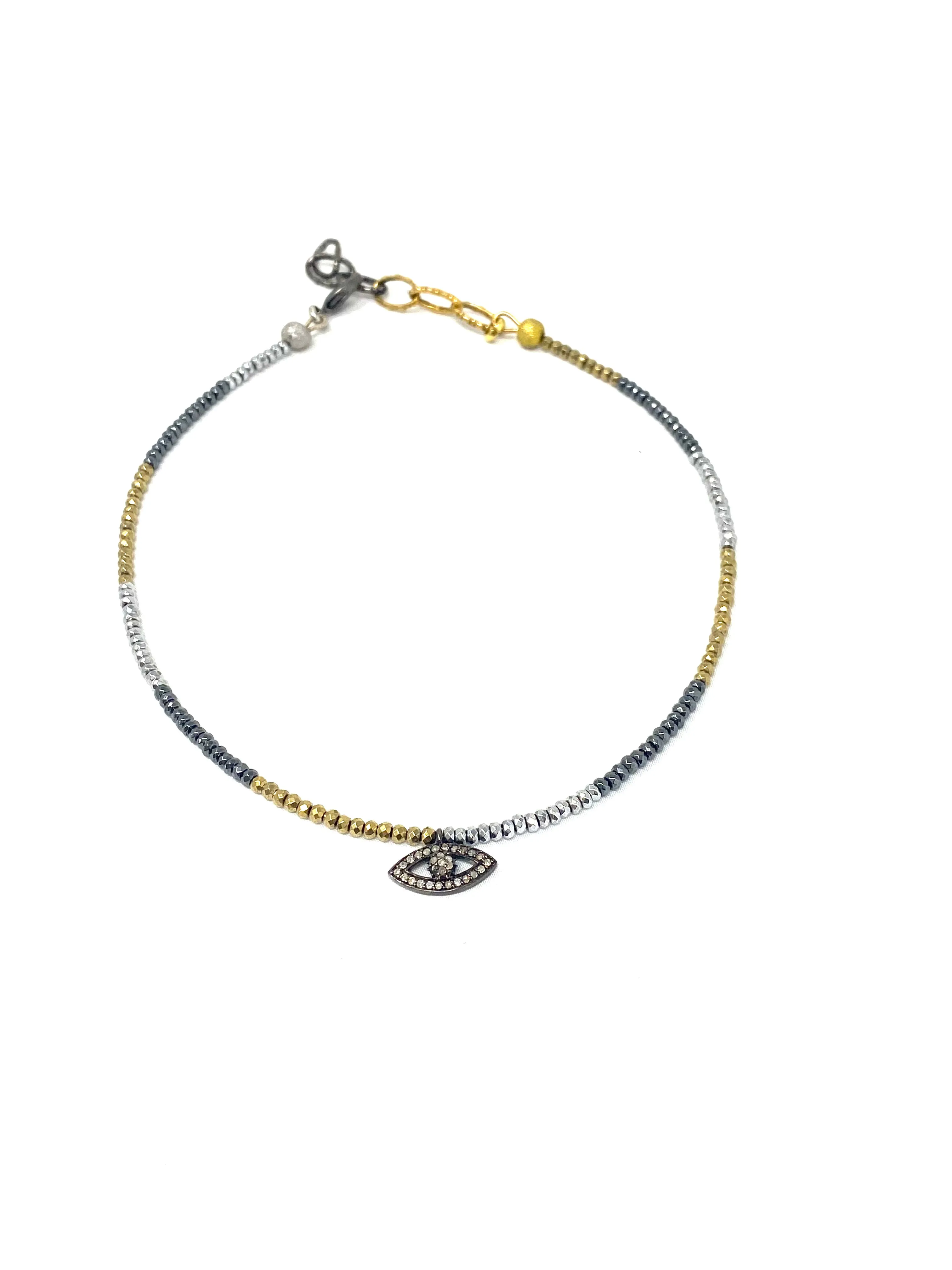 Diamond Evil Eye Necklace