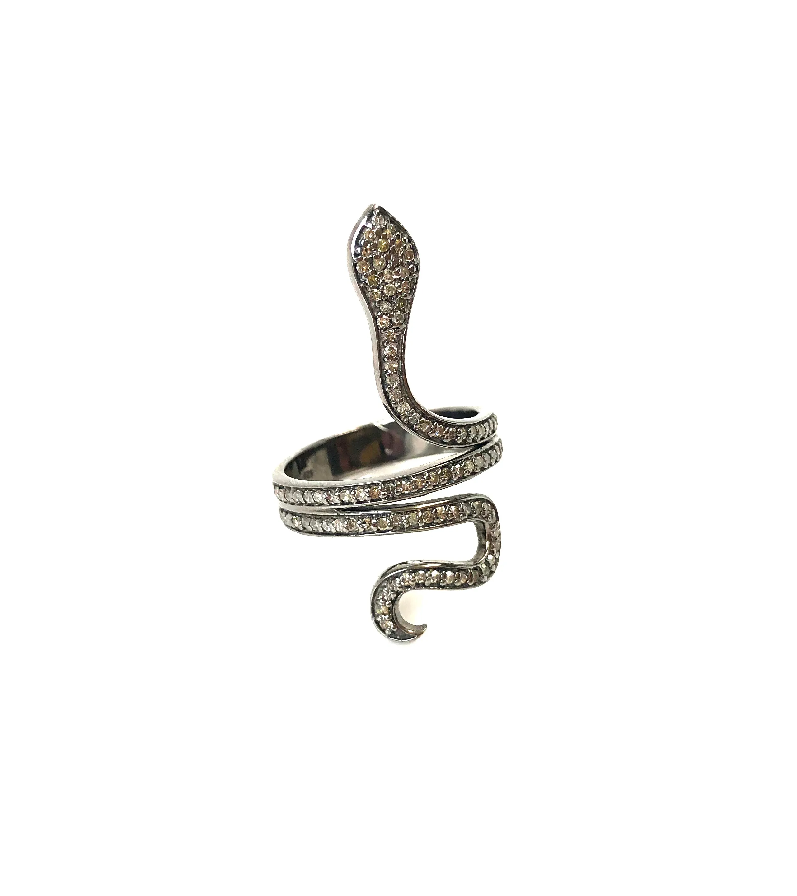 Diamond Snake Ring
