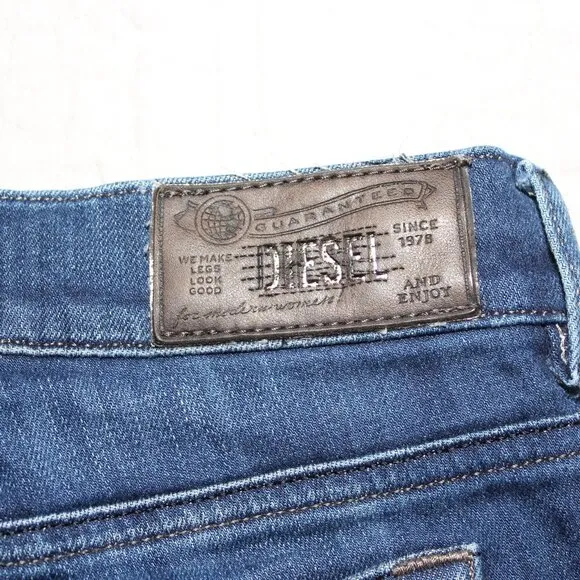Diesel Womens Bootzee-St Jeans 0817X Size 26X30 Regular Slim Bootcut Stretch