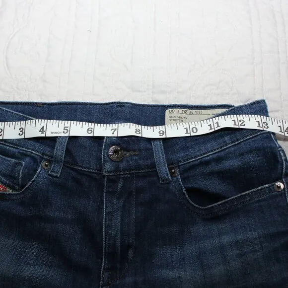 Diesel Womens Bootzee-St Jeans 0817X Size 26X30 Regular Slim Bootcut Stretch