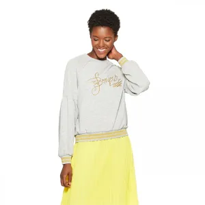 Disney Princess Women's Belle BONJOUR Graphic Sweatshirt
