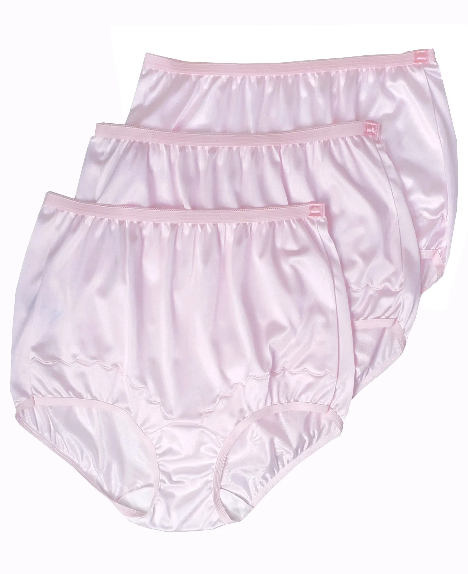 Dixie Belle Underwear Women's Nylon Full Brief Panties 3 Pack 719
