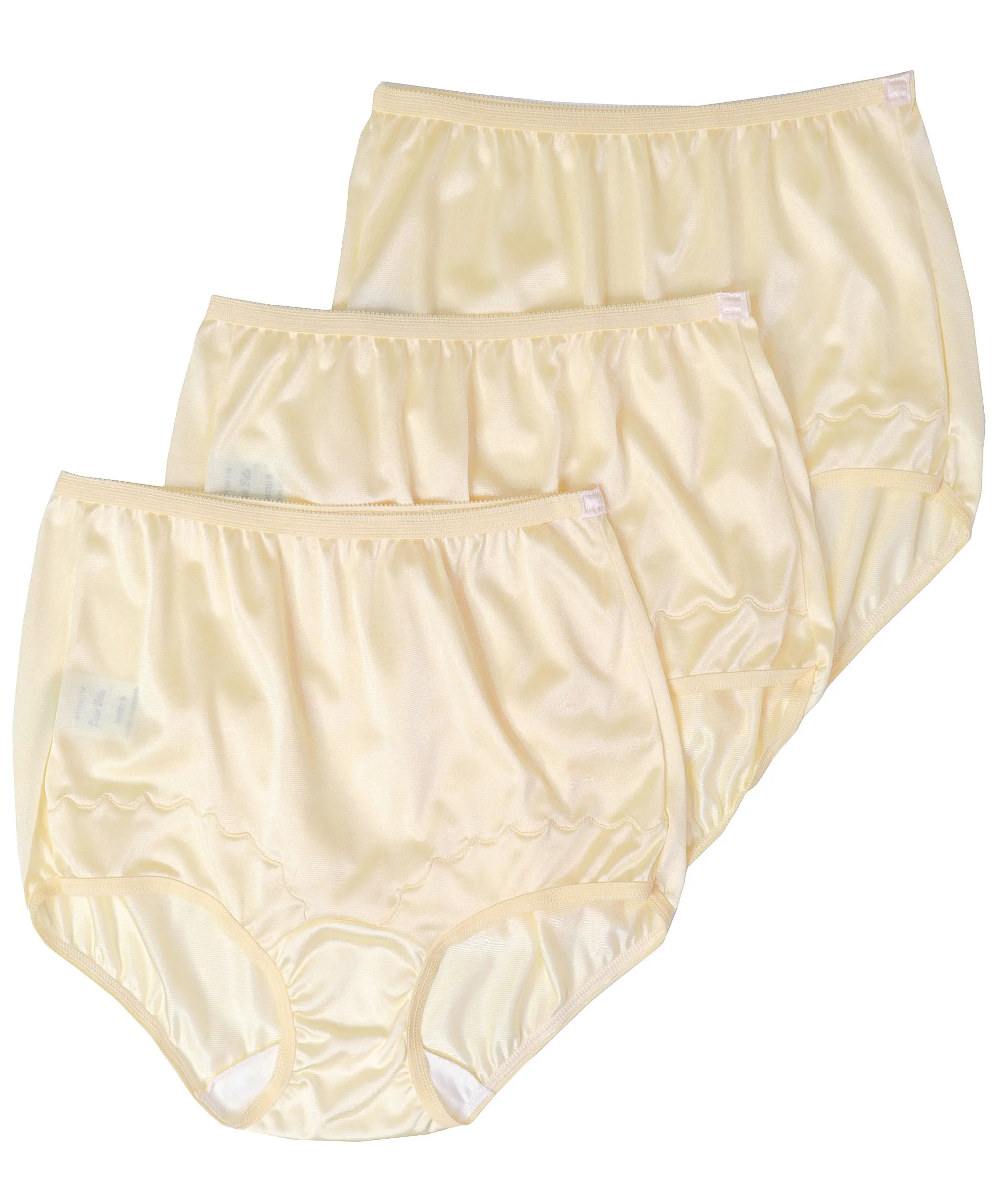 Dixie Belle Underwear Women's Nylon Full Brief Panties 3 Pack 719