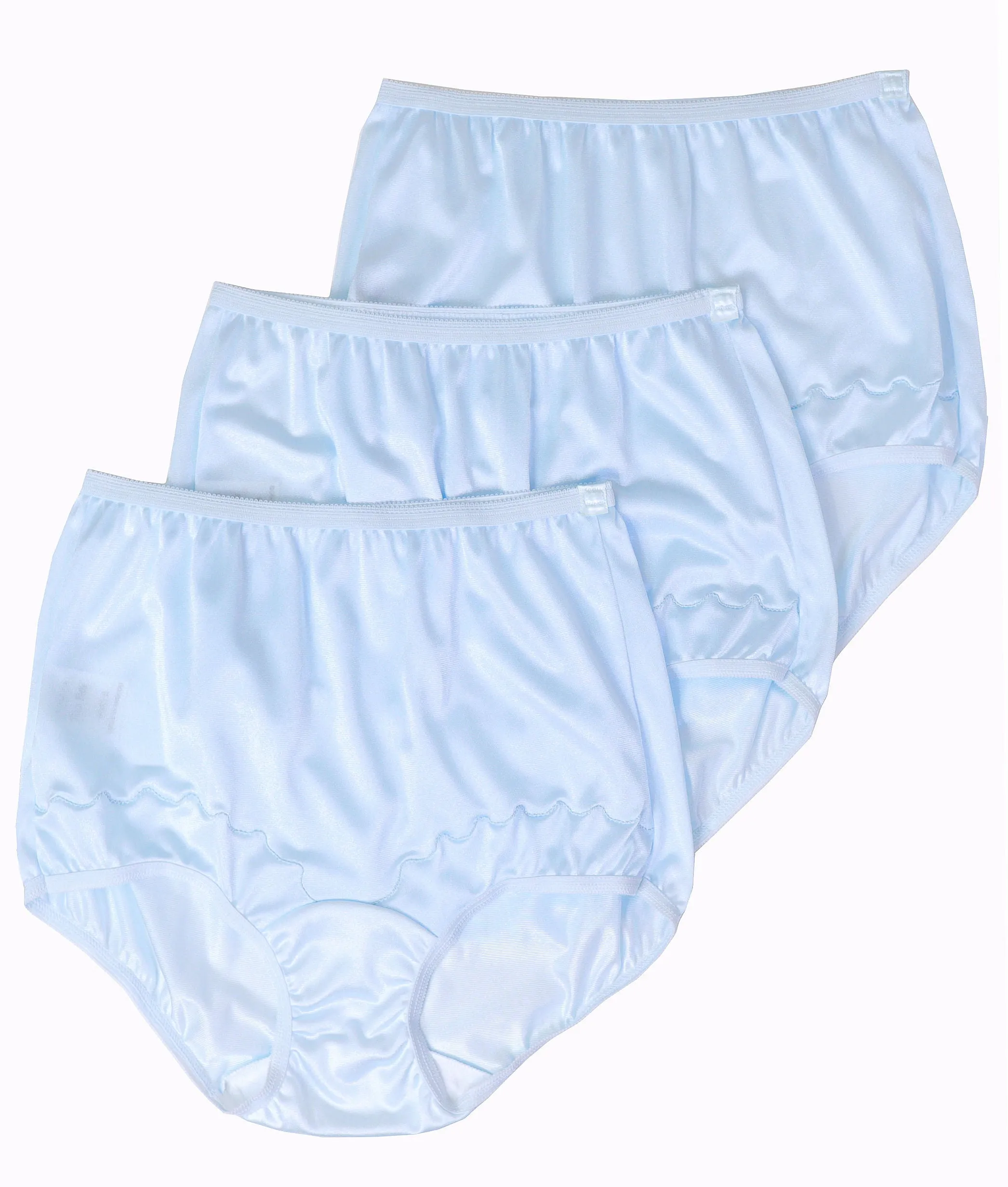 Dixie Belle Underwear Women's Nylon Full Brief Panties 3 Pack 719