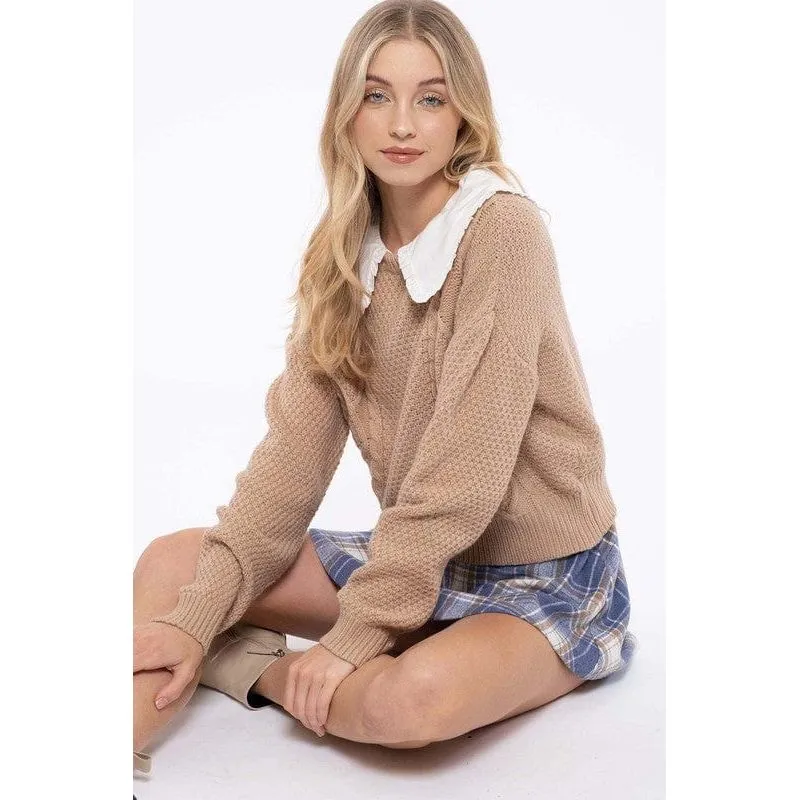 Doll Collared Pullover