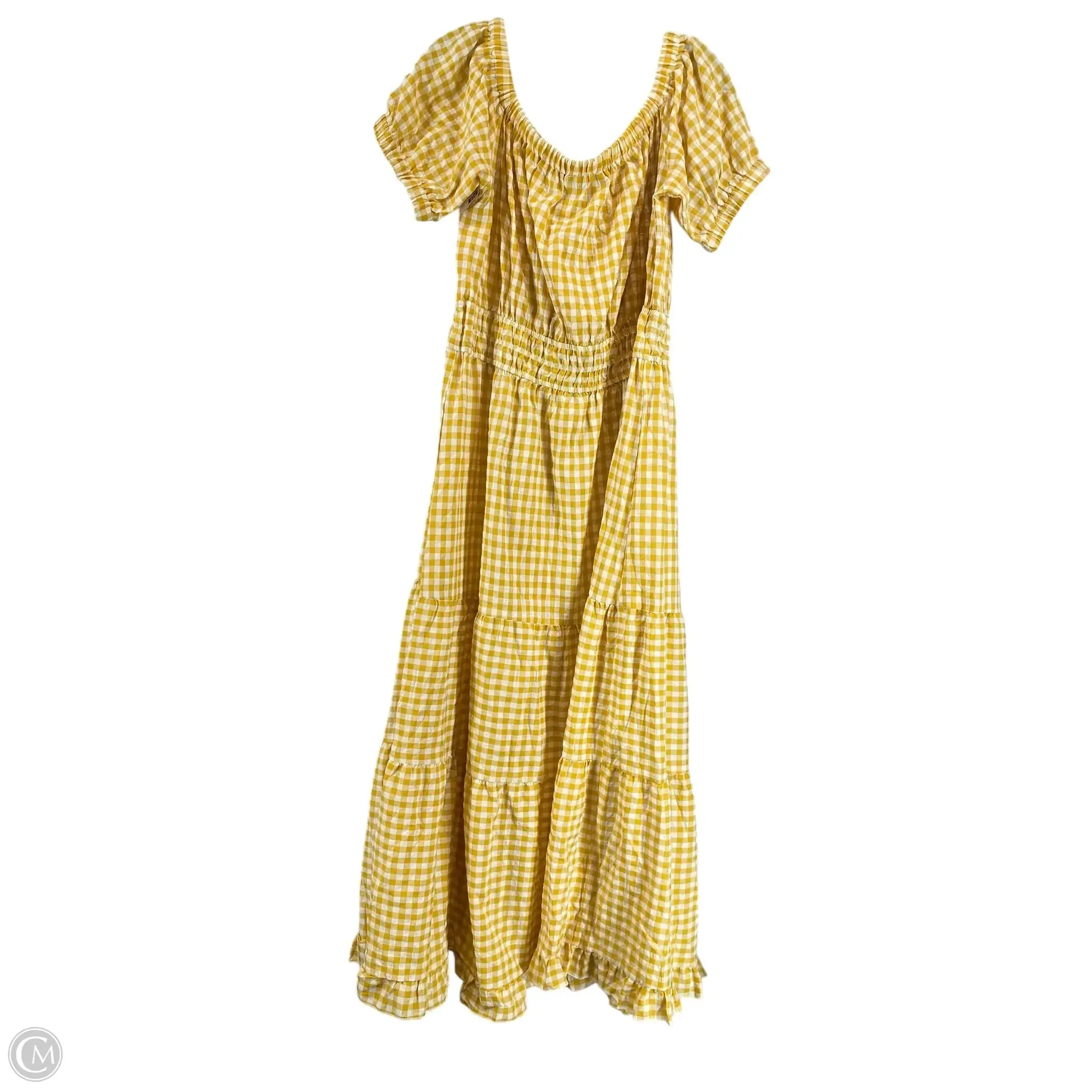 Dress Casual Maxi By Clothes Mentor In Checkered Pattern, Size: 2x