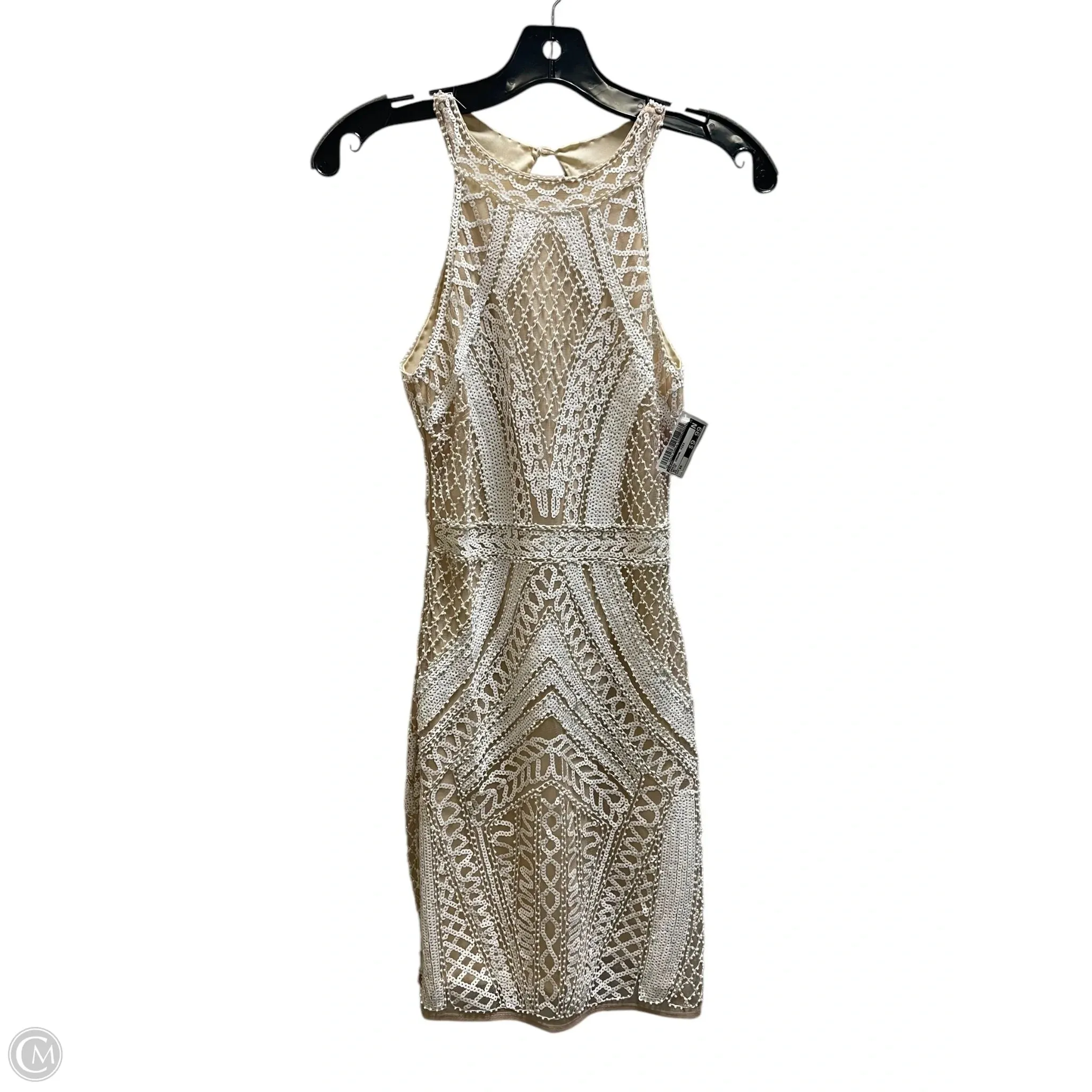 Dress Casual Midi By Lulus In Beige, Size: Xs