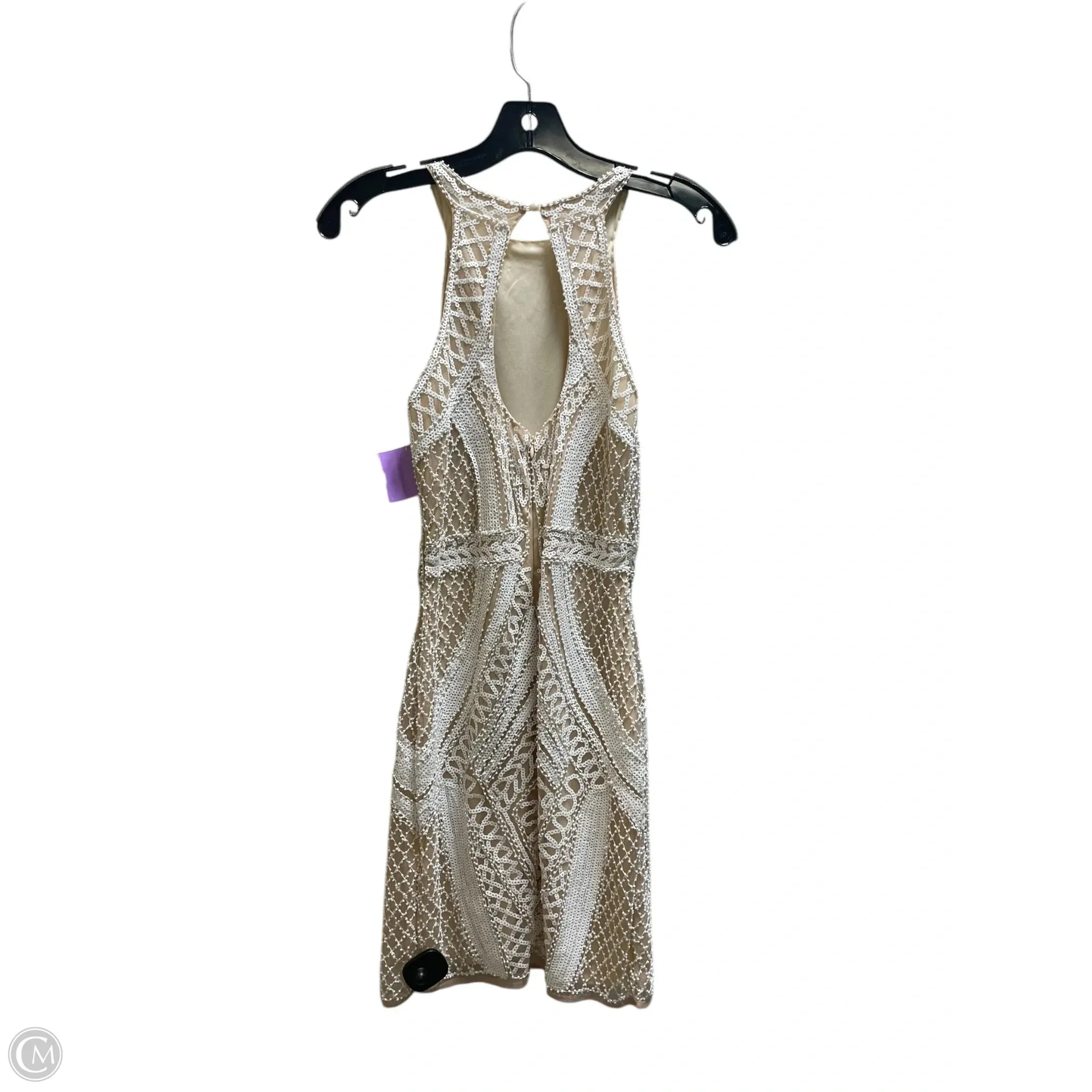 Dress Casual Midi By Lulus In Beige, Size: Xs