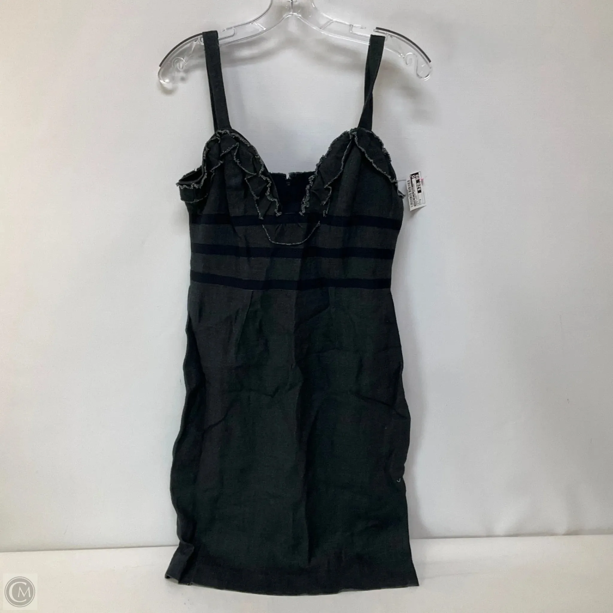 Dress Luxury Designer By Oscar De La Renta In Blue Denim, Size: 8
