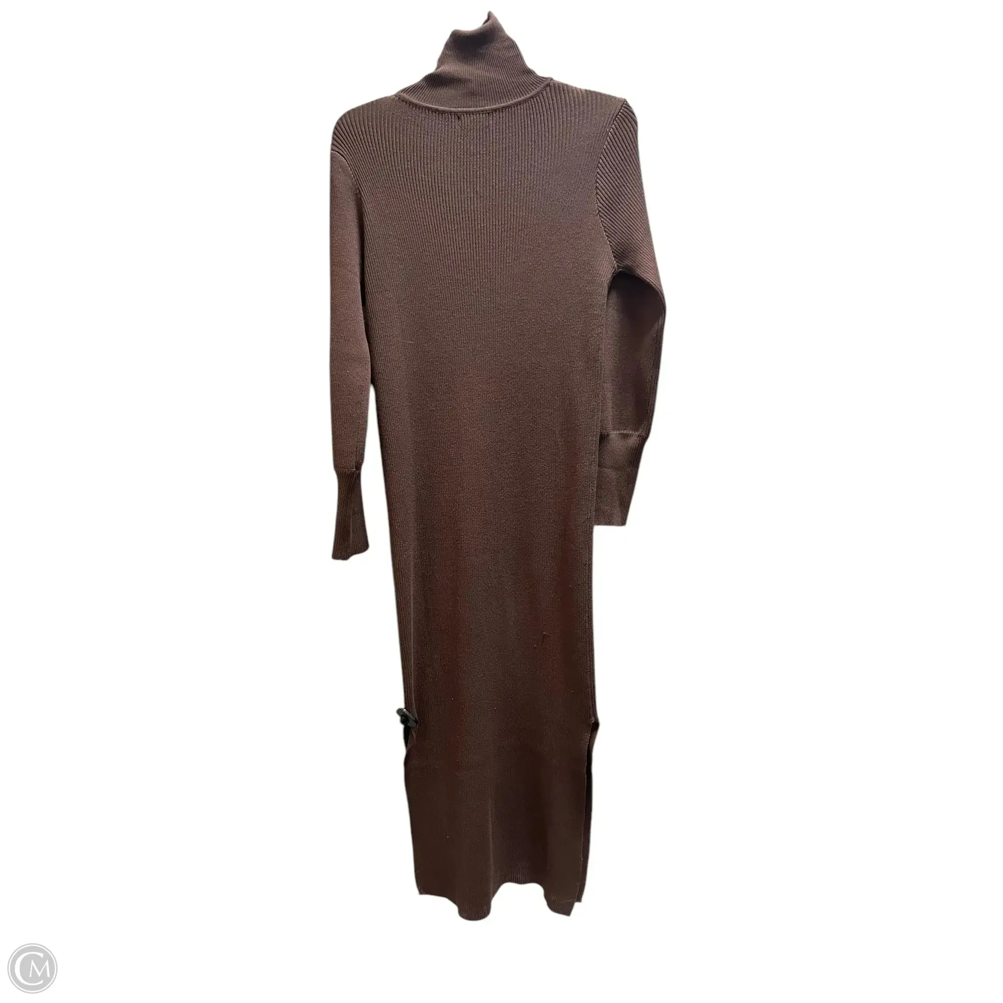 Dress Sweater By Nasty Gal In Brown, Size: 4