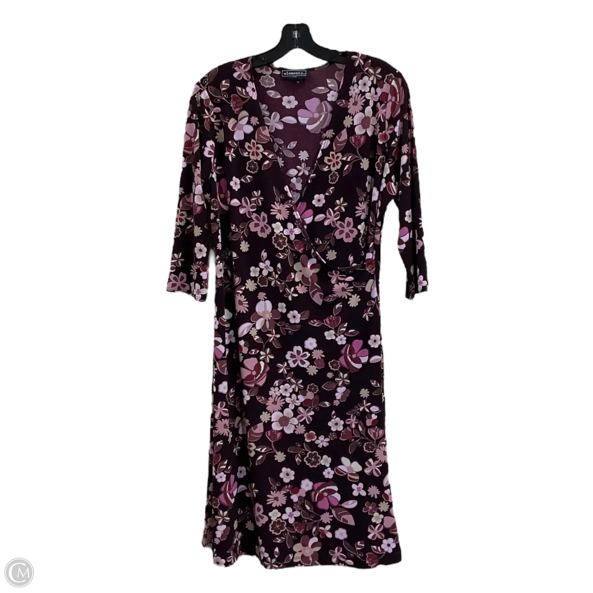 Dress Work By Elementz In Purple, Size: Lp