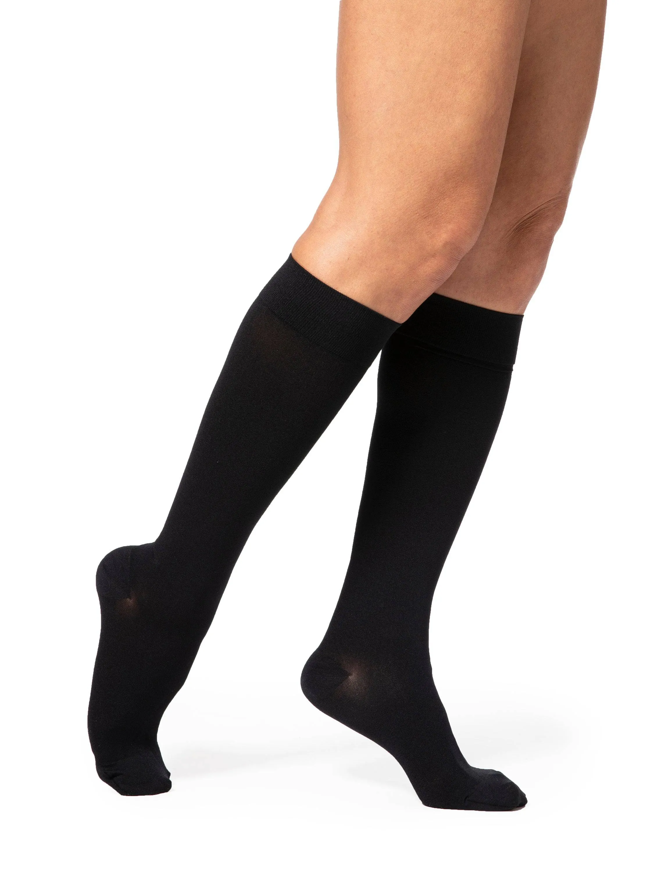Dynaven Opaque Women's Knee High  30-40mmHg-Closed Toe