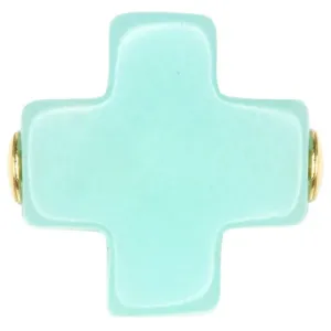 egirl 14" Necklace Gold - Signature Cross Gold Small Mint