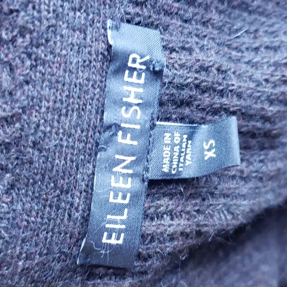 EILEEN FISHER Cardigan Sweater Brown sz XS Women's