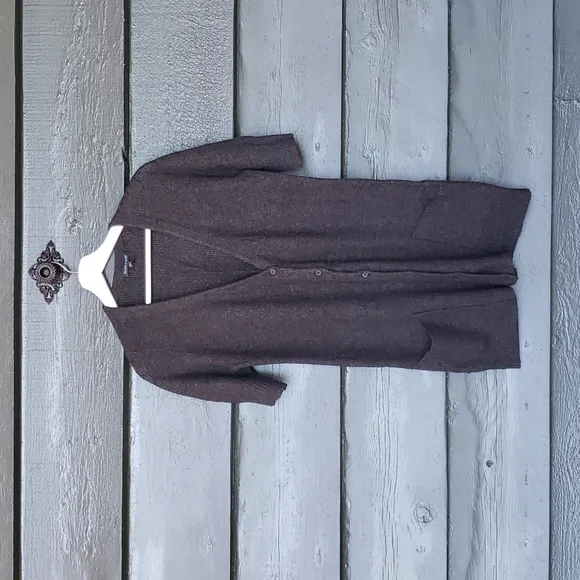 EILEEN FISHER Cardigan Sweater Brown sz XS Women's