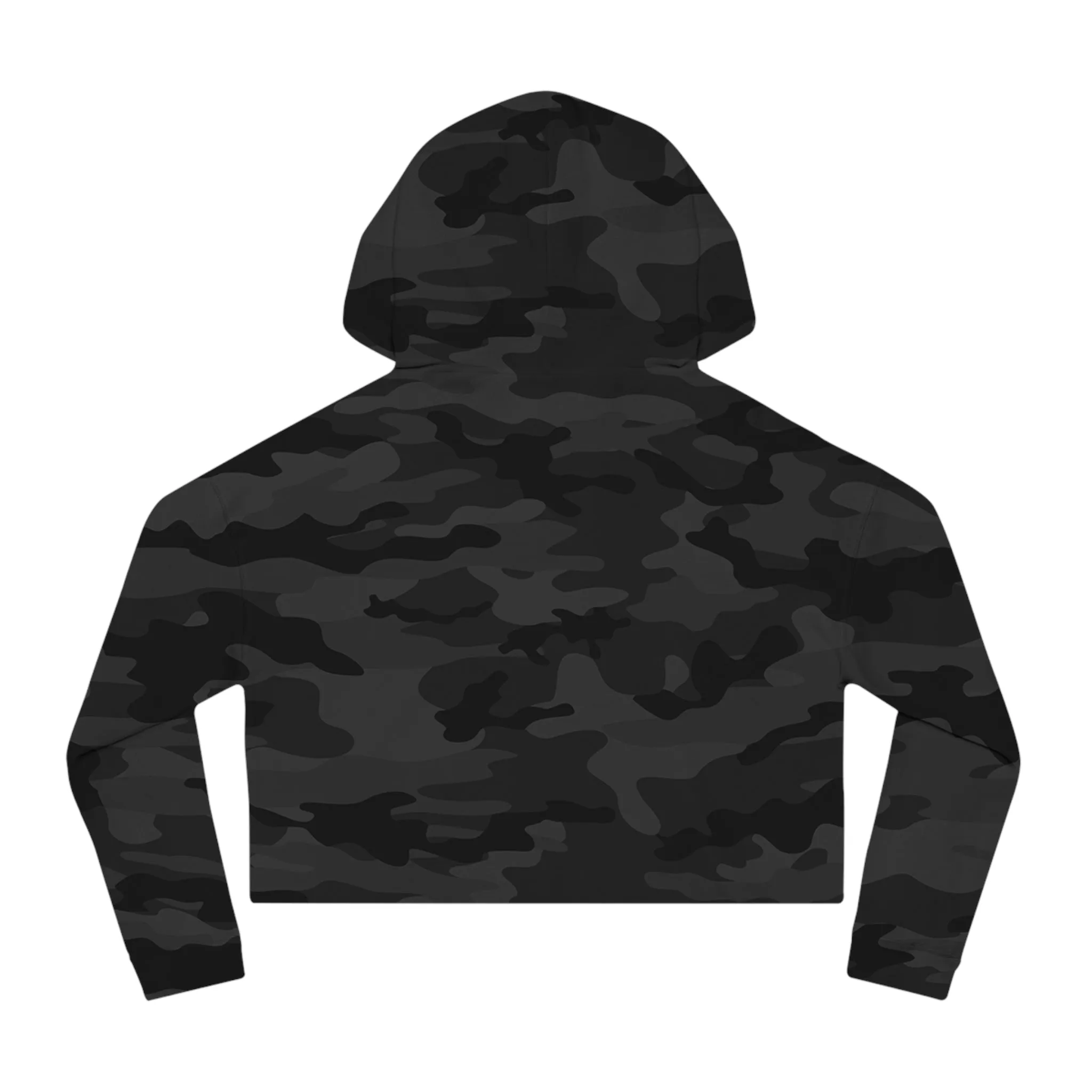 EL423 Purple Teal Bold/ Cropped Hoodie