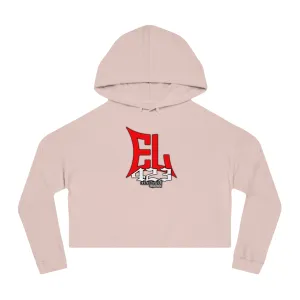 EL423 Red Bold/ Cropped Hoodie