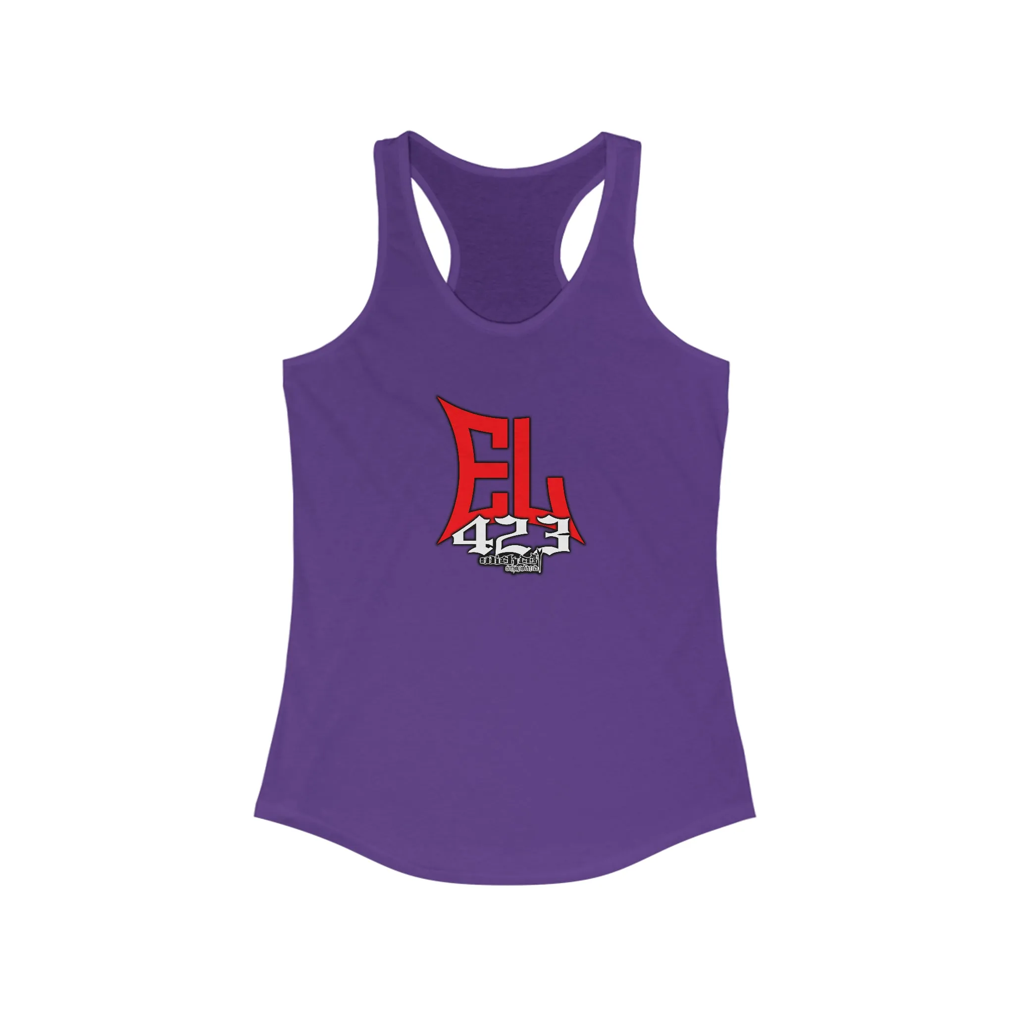 EL423/ Red Bold /Racerback Tank Top
