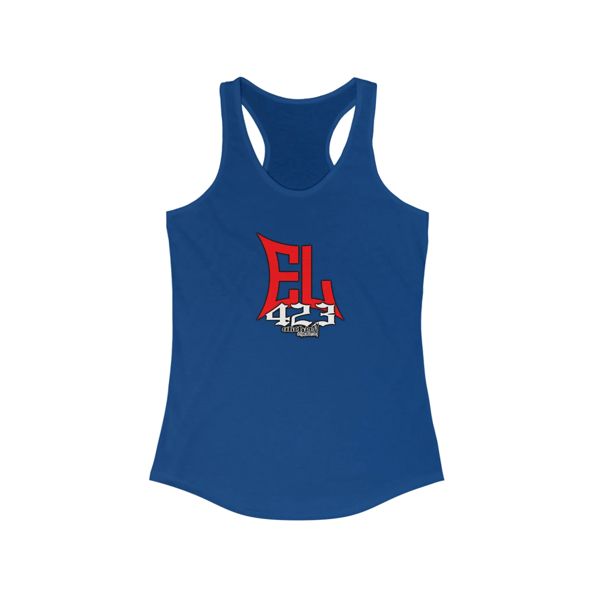 EL423/ Red Bold /Racerback Tank Top