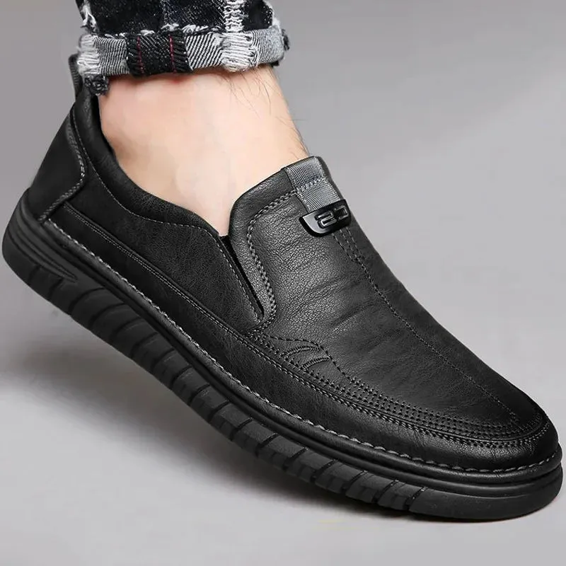 EleganzHerr UrbanEase Lederslipper
