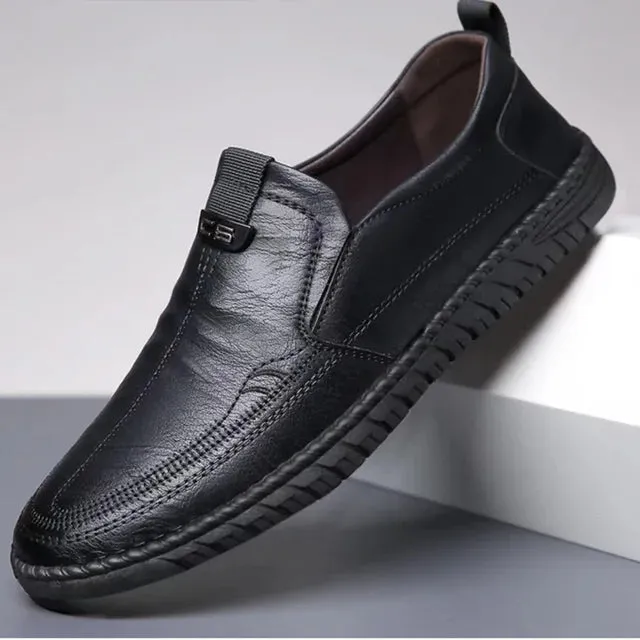 EleganzHerr UrbanEase Lederslipper