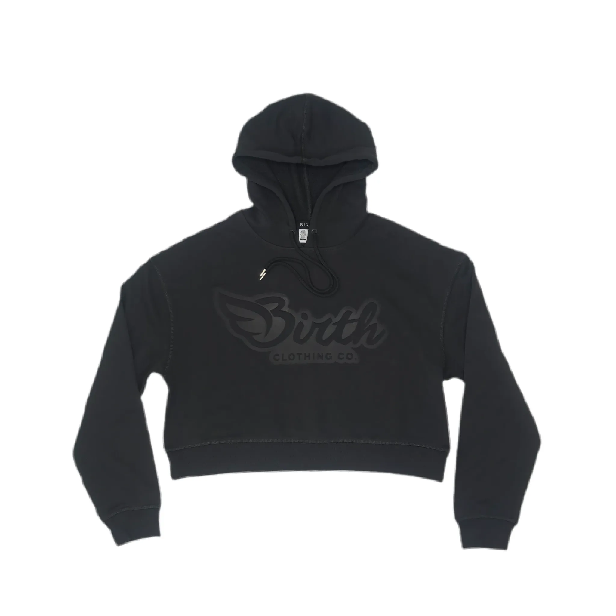 Embossed Cropped Hood