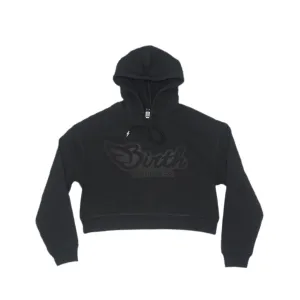 Embossed Cropped Hood